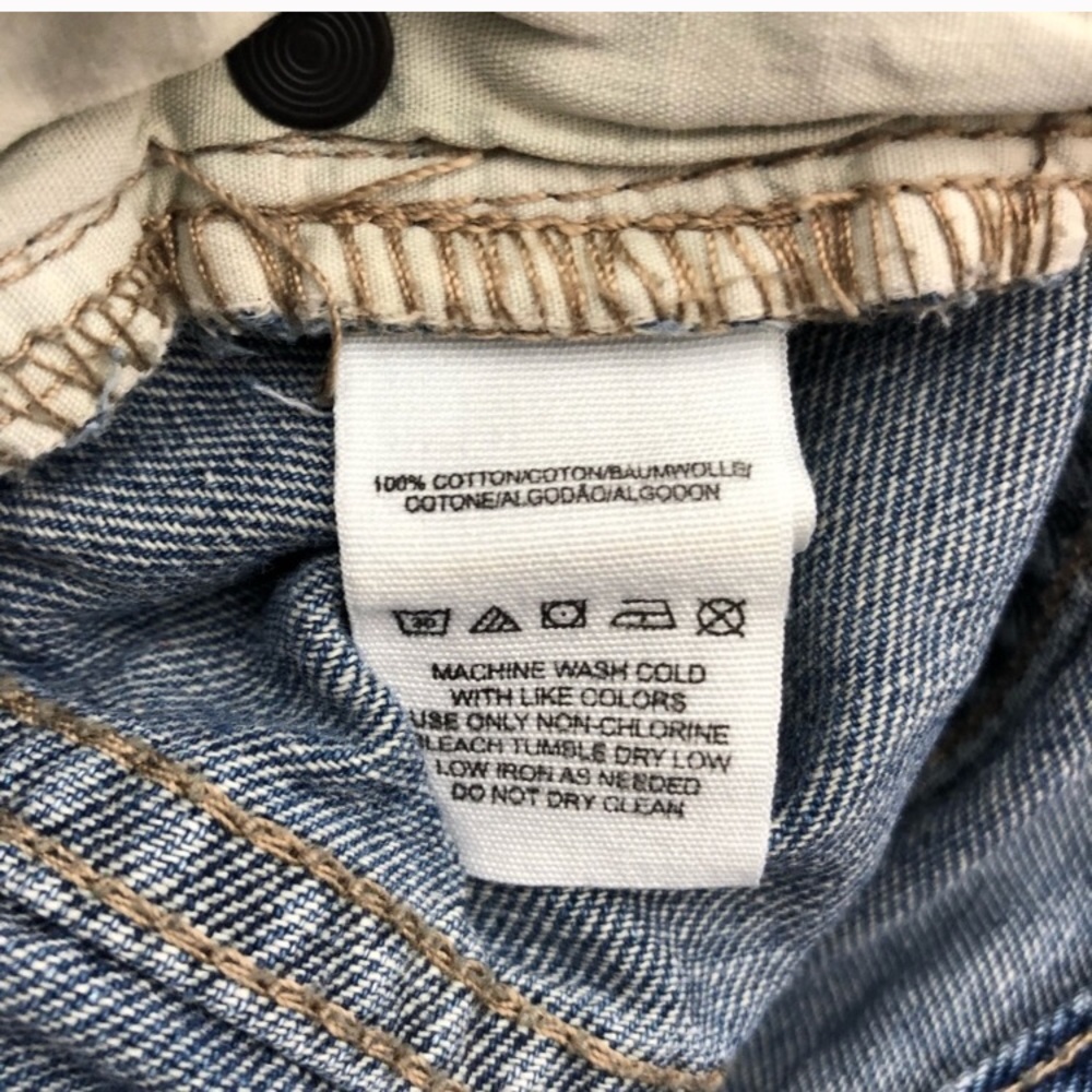Feee People Distressed Denim Shorts - Picture 6 of 8